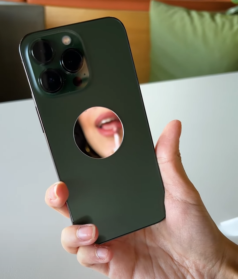Spelt Cep Telefonu Tablet Eşya Düz Yüzey Yapışkanlı Mini Plastik Ayna Yakın Aynası Sticker 3,5 Cm