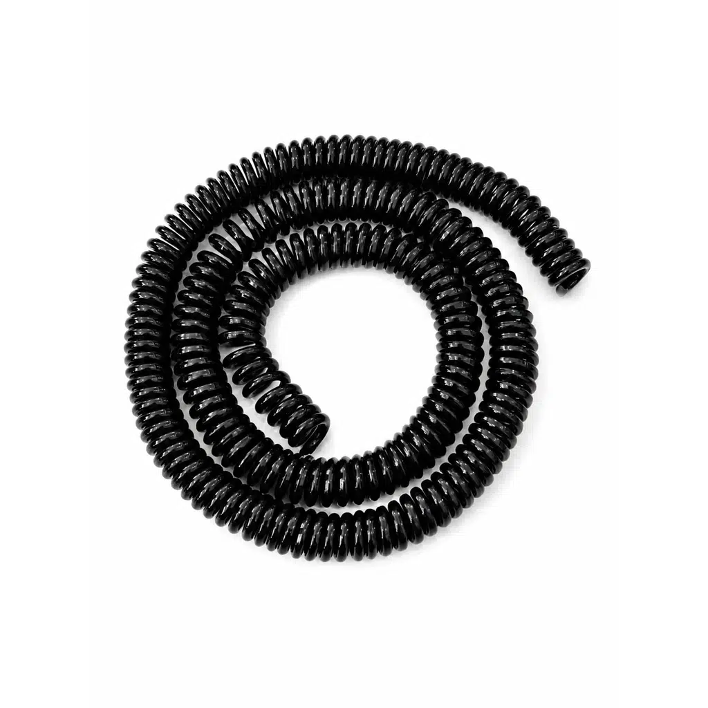 SPELT Kablo Kanalı Toplayıcı Düzenleyici Organizer Spiral 45 cm x 4 Toplam 180 cm Siyah 4 Parça
