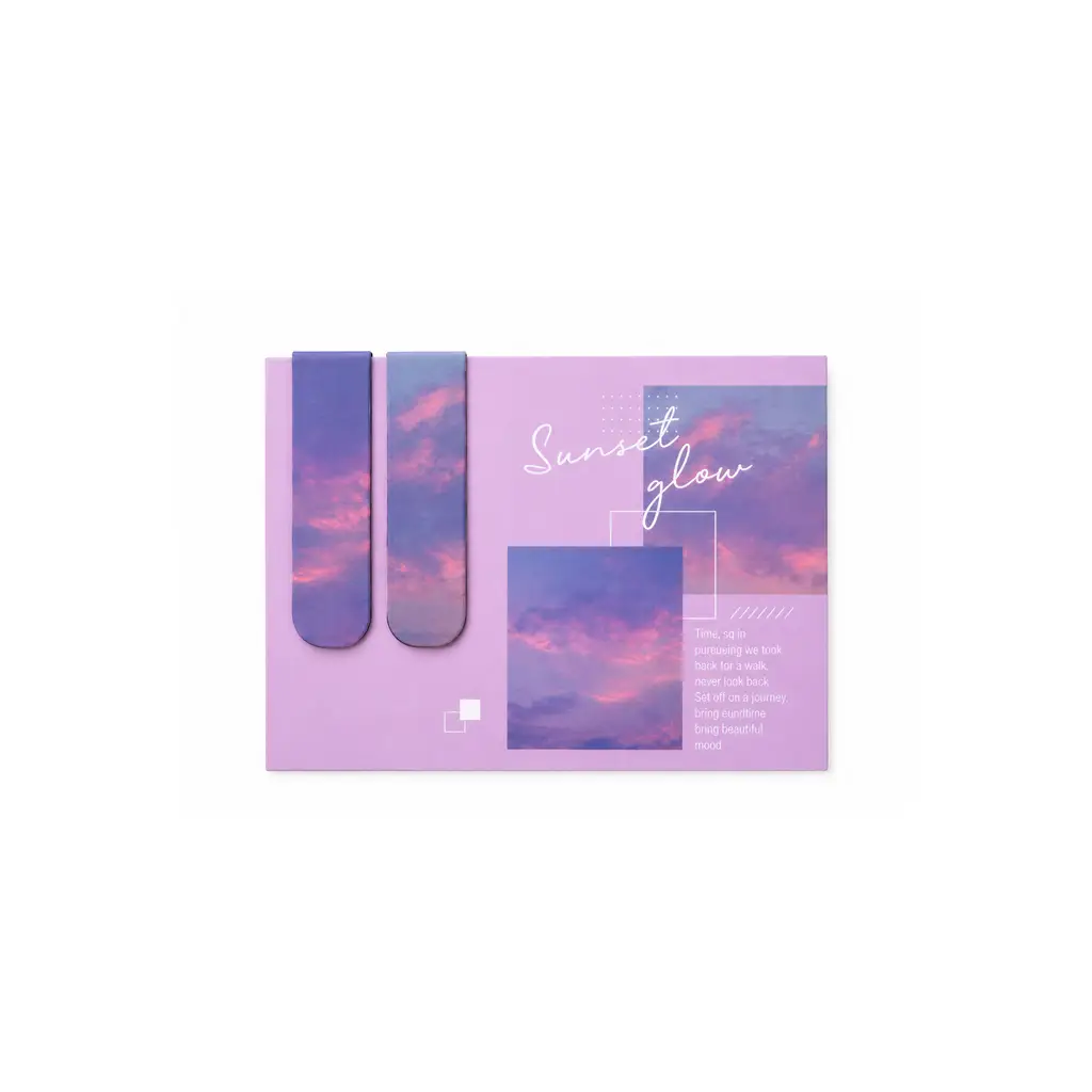 SPELT Magnet Kitap Ayracı Bookmark Pembe 2'li