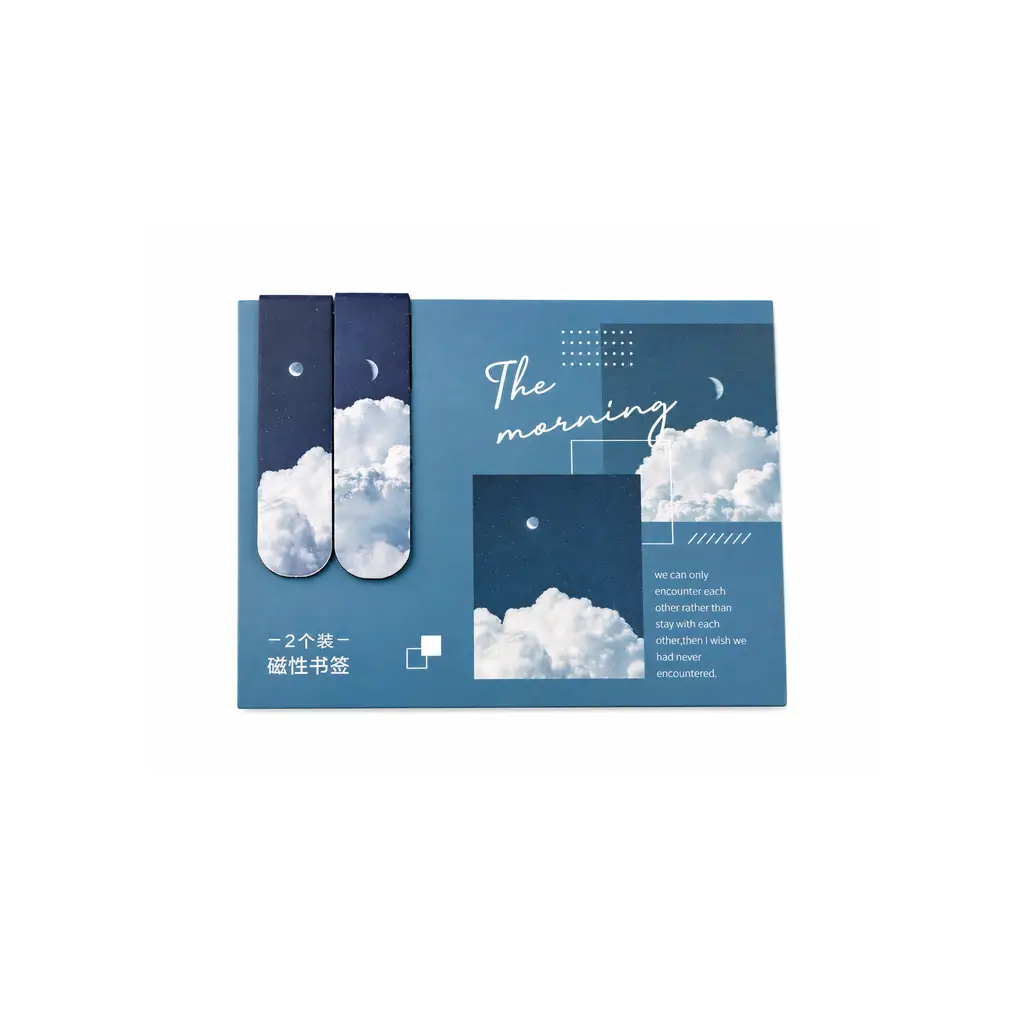 SPELT Magnet Kitap Ayracı Bookmark Lacivert 2'li