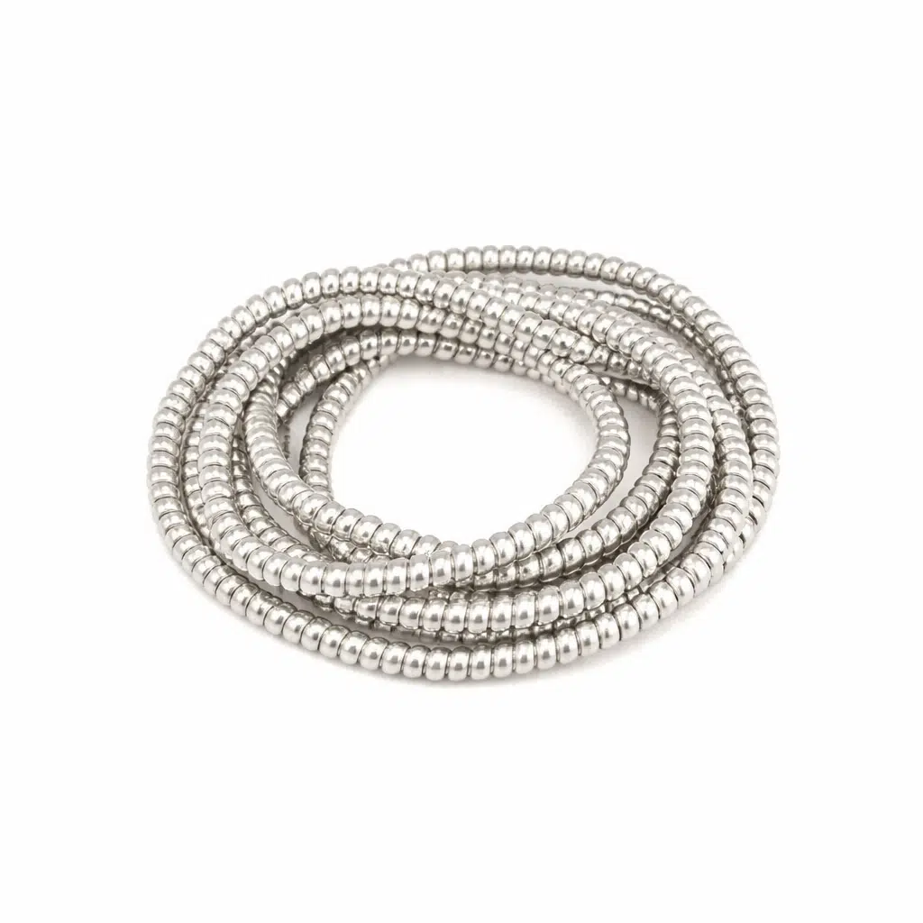 SPELT Şarj Aleti Kablosu Kablo Kordon Koruyucu Spiral Sarma Kılıf Koruma Silver Shine